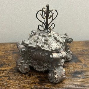 Decorative Chest Dresser Jewelry Box 8” X 6”